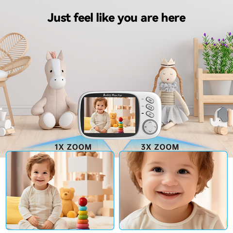 Kokit KK32 No WiFi Baby Monitor with Camera and Audio
