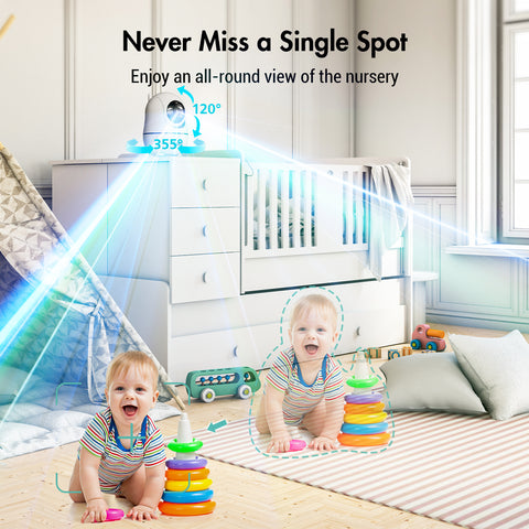 Kokit KK70 7" 1080P Split-Screen Baby Monitor