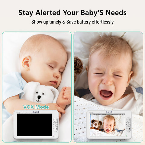 Kokit KK70 7" 1080P Split-Screen Baby Monitor