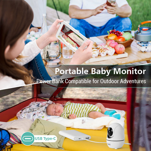 Kokit KK70 7" 1080P Split-Screen Baby Monitor
