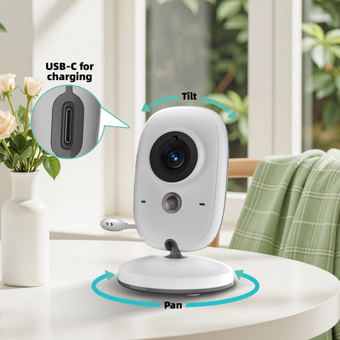Kokit KK32 No WiFi Baby Monitor with Camera and Audio