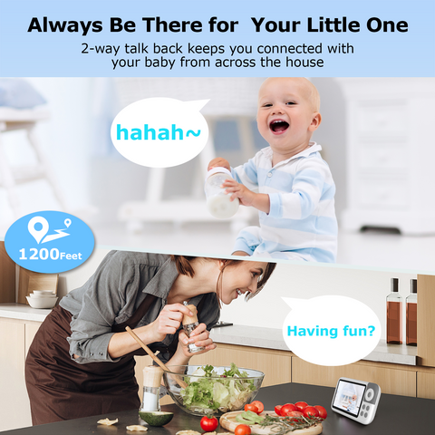 Kokit KK50 Baby Monitor with 5” IPS HD screen